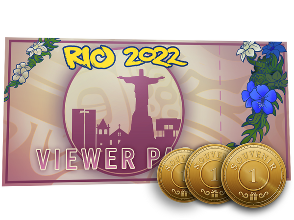 Rio 2022 Viewer Pass + 3 Souvenir Tokens