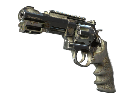 Souvenir R8 Revolver | Bone Mask (Battle-Scarred)