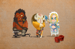 Genuine Three Heroes Loading Screen