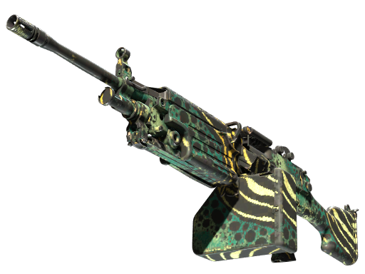 M249 | Emerald Poison Dart (Field-Tested)