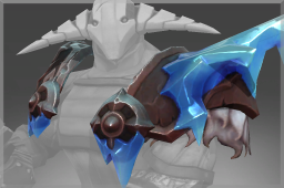 Inscribed Pauldrons of the Guardian of the Sapphire Flame
