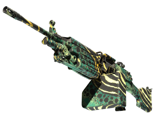 StatTrak™ M249 | Emerald Poison Dart (Factory New)