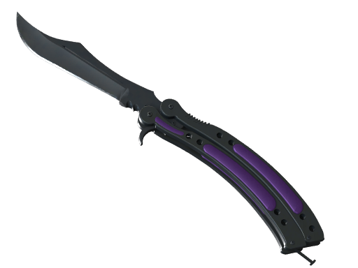 ★ StatTrak™ Butterfly Knife | Ultraviolet (Minimal Wear)