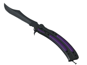 ★ ST™ Butterfly Knife | Ultraviolet