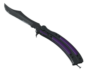 ★ ST™ Butterfly Knife | Ultraviolet