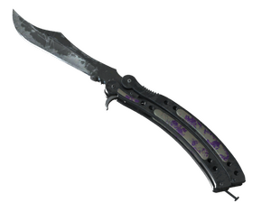 ★ ST™ Butterfly Knife | Ultraviolet