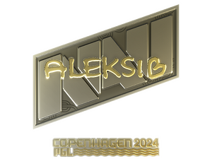 Sticker | Aleksib (Gold) | Copenhagen 2024