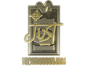 Sticker | JUST (Gold) | Copenhagen 2024