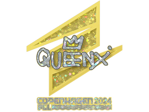 Sticker | Queenix (Glitter) | Copenhagen 2024