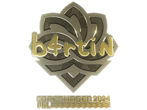Sticker | b4rtiN (Gold) | Copenhagen 2024