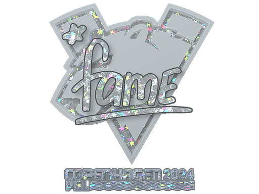 Sticker | fame (Glitter) | Copenhagen 2024