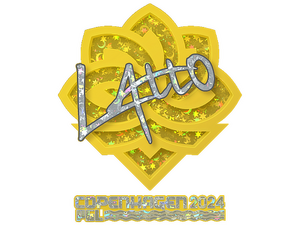 Sticker | latto (Glitter) | Copenhagen 2024