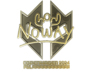 Sticker | noway (Gold) | Copenhagen 2024