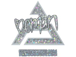 Sticker | roman (Glitter) | Copenhagen 2024
