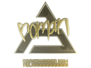Sticker | roman (Gold) | Copenhagen 2024