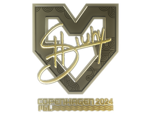 Sticker | siuhy (Gold) | Copenhagen 2024