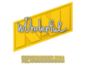 Sticker | w0nderful | Copenhagen 2024