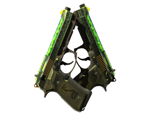 Dual Berettas | Cobra Strike (Minimal Wear)