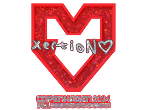 Sticker | xertioN (Glitter) | Copenhagen 2024