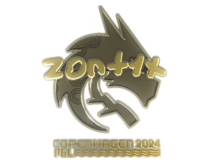 Sticker | zont1x (Gold) | Copenhagen 2024