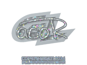 Sticker | acoR (Glitter) | Copenhagen 2024