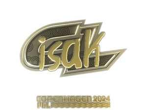 Sticker | isak (Gold) | Copenhagen 2024