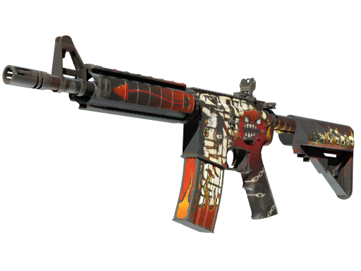 StatTrak™ M4A4 | Hellfire (Field-Tested)