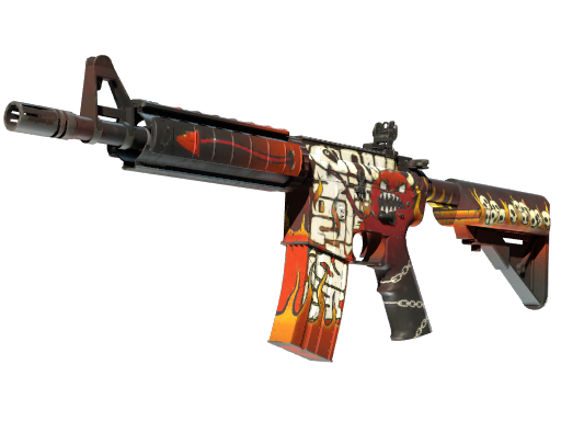 StatTrak™ M4A4 | Hellfire (Factory New)