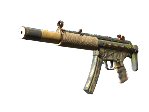 MP5-SD | Savannah Halftone (Battle-Scarred)