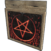 Wooden Double Door from Hell
