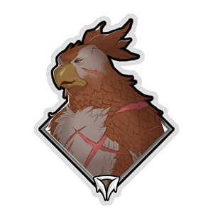 Gold Crownfall Sticker - Gralla