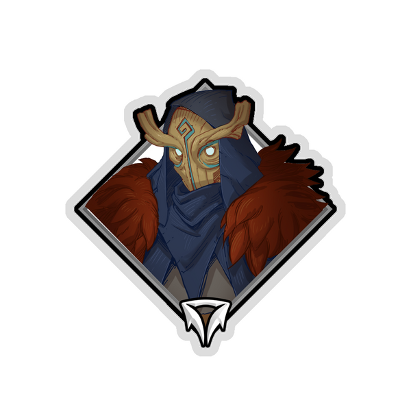 Gold Crownfall Sticker - Serina