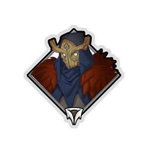 Gold Crownfall Sticker - Serina