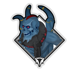 Gold Crownfall Sticker - Lich