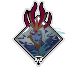 Gold Crownfall Sticker - Shen - Freezing