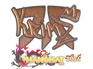 Sticker | KRIMZ (Glitter) | Shanghai 2024