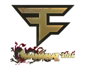 Sticker | FaZe Clan (Gold) | Shanghai 2024