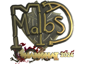 Sticker | malbsMd (Gold) | Shanghai 2024