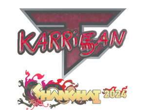 Sticker | karrigan (Glitter) | Shanghai 2024