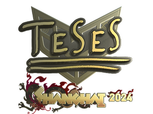 Sticker | TeSeS (Gold) | Shanghai 2024