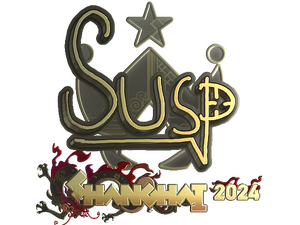 Sticker | susp (Gold) | Shanghai 2024