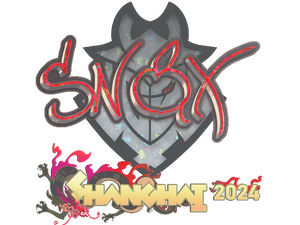 Sticker | Snax (Glitter) | Shanghai 2024