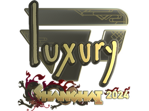Sticker | lux (Gold) | Shanghai 2024