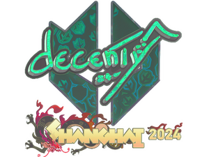 Sticker | decenty (Holo) | Shanghai 2024