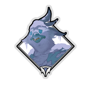 Gold Crownfall Sticker - Bakeet (Frozen)