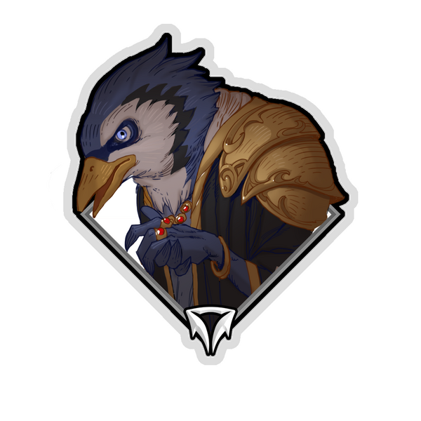Gold Crownfall Sticker - Crown Consul