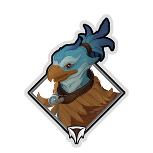 Gold Crownfall Sticker - Kez