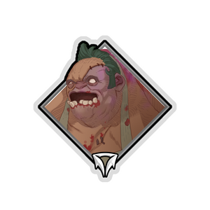 Gold Crownfall Sticker - Pudge