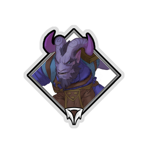 Gold Crownfall Sticker - Riki
