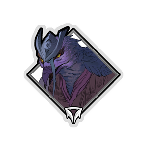 Gold Crownfall Sticker - Scree'Auk